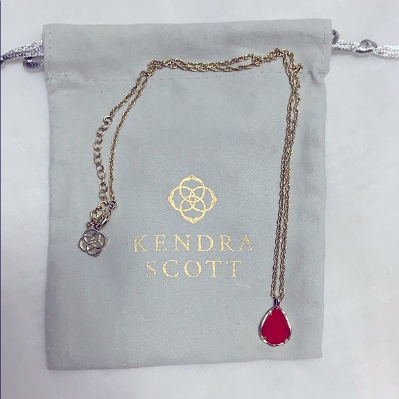 Kendra Scott Red Stone Necklace